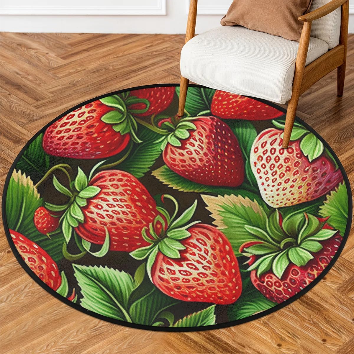 Home Bathroom Cleaning Machine - Round Rug 6Ft Indoor Circle Area