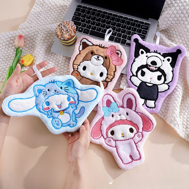 Home Bathroom Decor - 1/4 Pcs Soft Thick Sanrio Kuromi