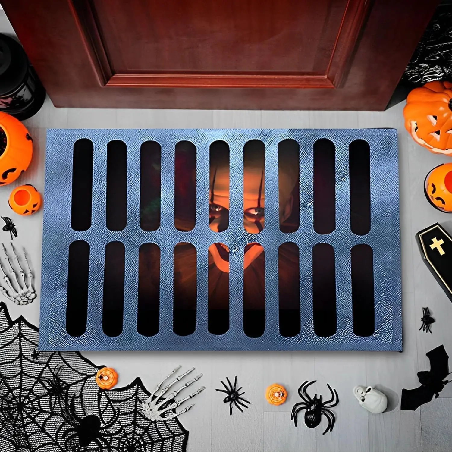 Home Bathroom Cleaning Machine - VIKAMA Halloween 3D Visual Clown Floor