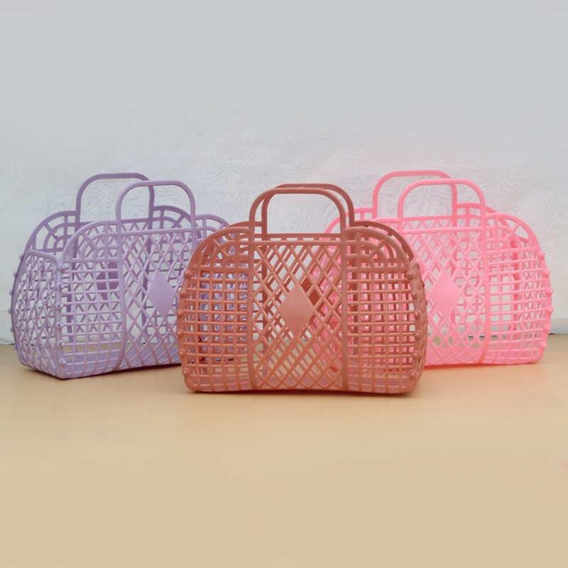 Home Bathroom - Detachable Shower Basket Plastic Bath Jelly