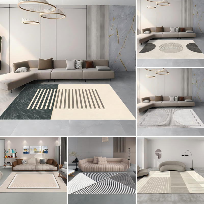 Home Bathroom Design Simple - Modern Simple Design Printing Carpet for