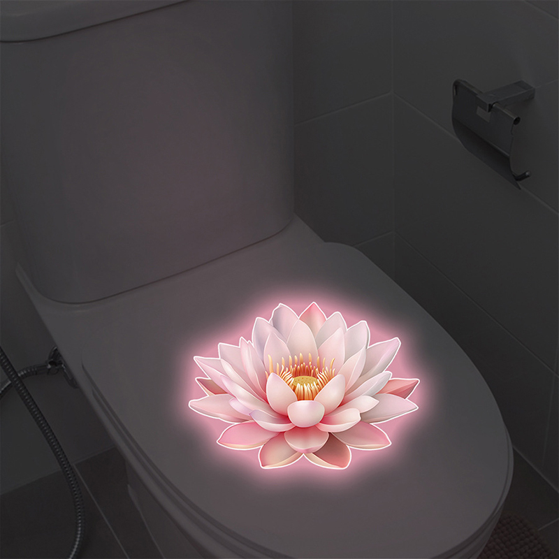 Jet Home Bathroom - Bathroom Luminous Lotus Toilet Seat Cover