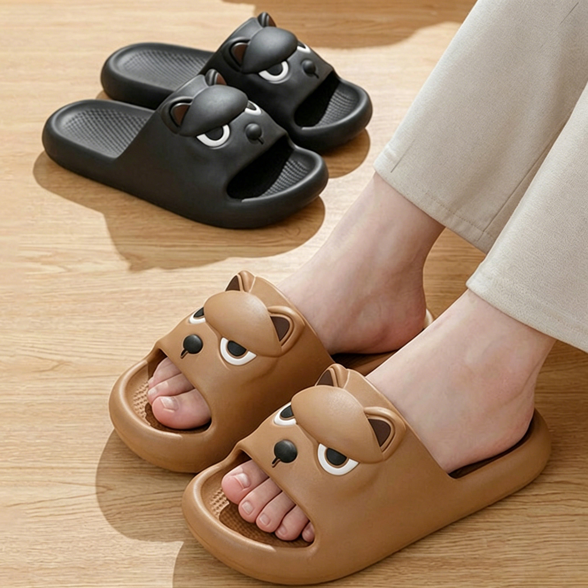 Your Home Bathroom - Cartoon Cute Dog Eva Soft Sole