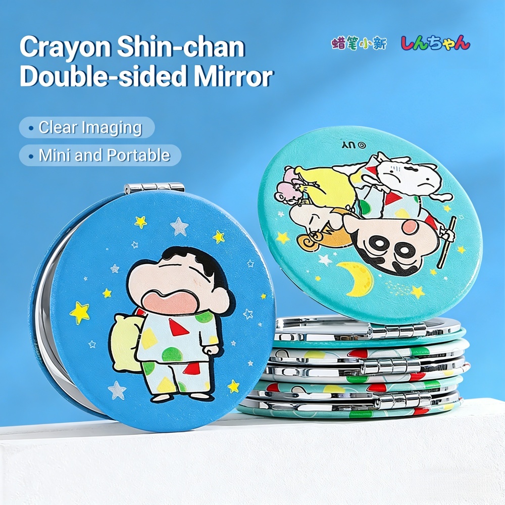 Home Goods Bathroom Mirrors - Genuine Crayon Shin-chan Double Sided Mirror