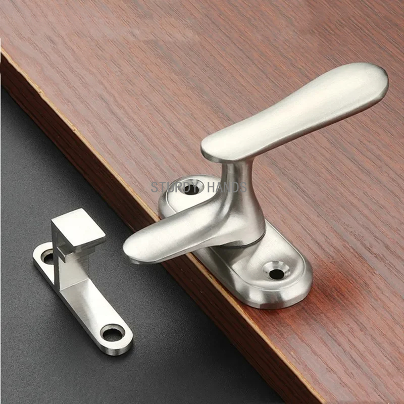 Home Bathroom Fittings - 1pc Stainless Steel Door Window Latch