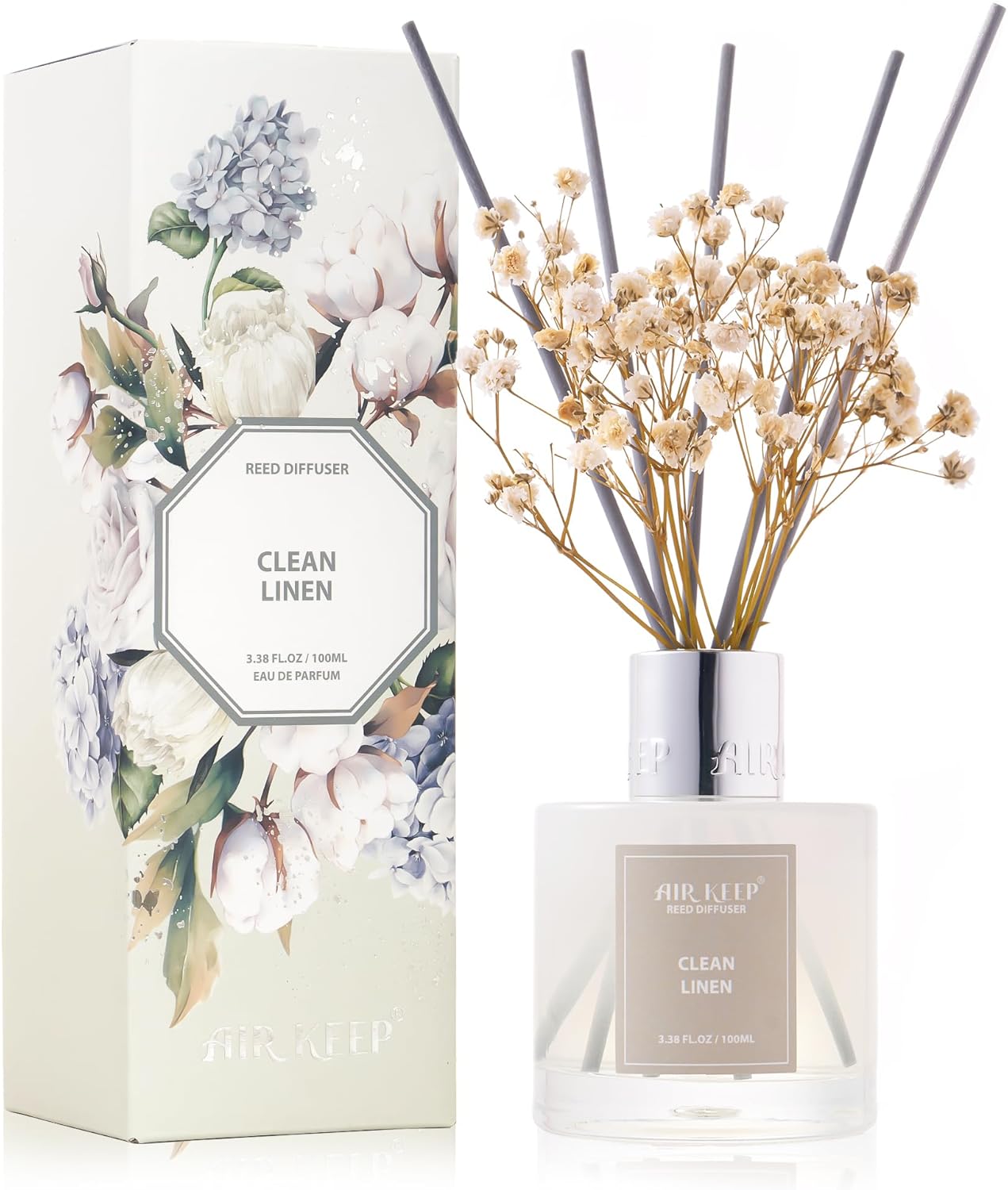 Home Bathroom Products - Reed Diffuser Set, 3.38 fl oz