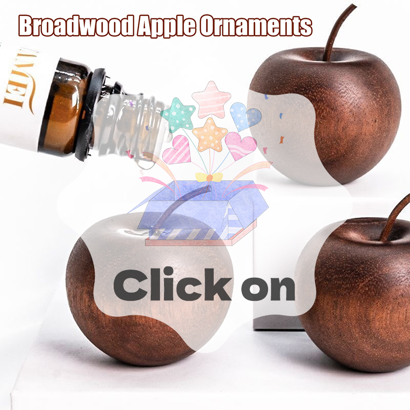Home Bathroom Decor - 1PCS Of Wooden Apple Shaped Essential