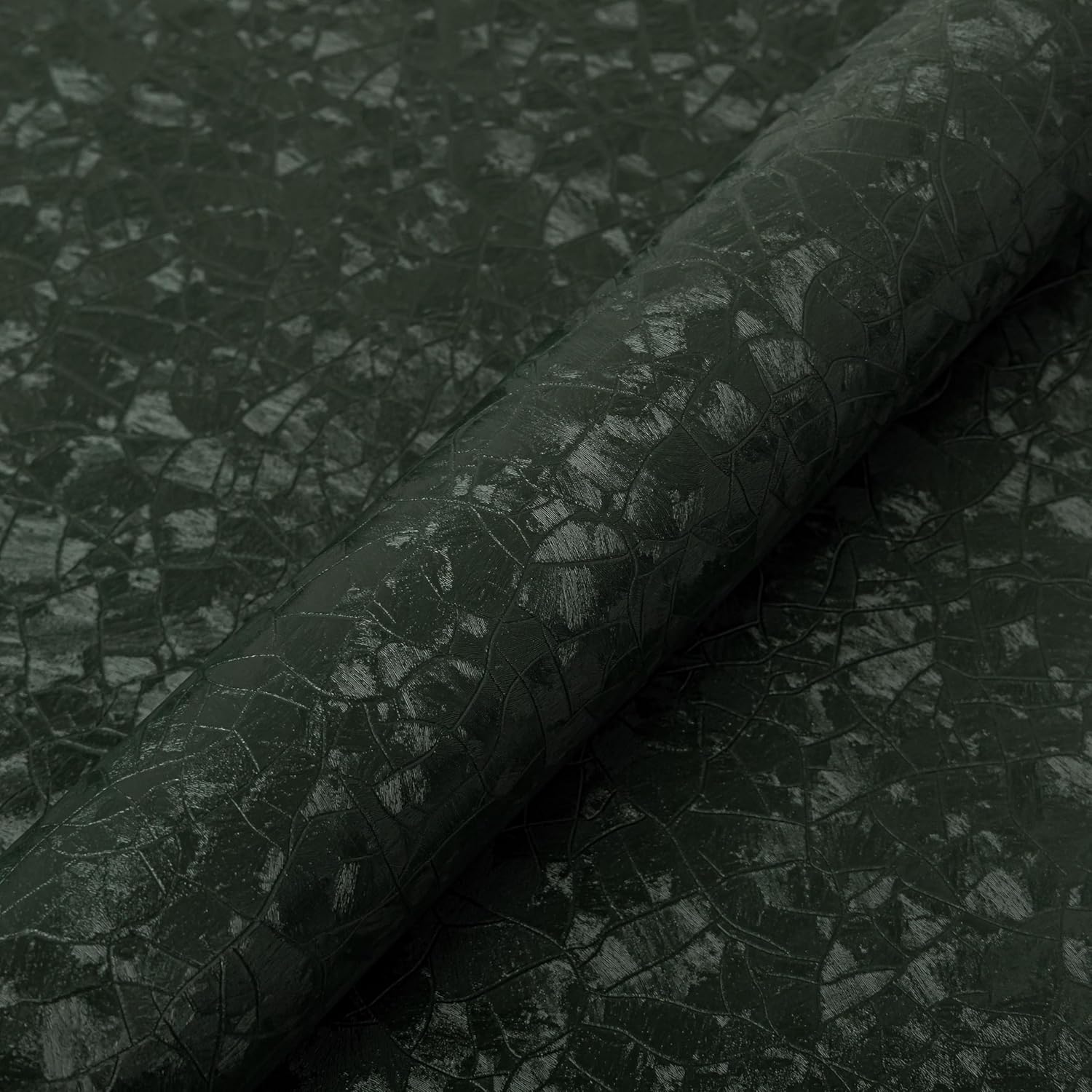 Home Bathroom Products - Dark Green Peel and Stick Wallpaper