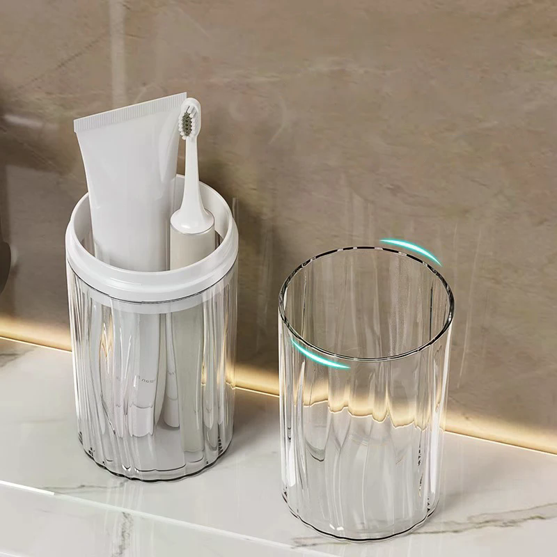Home Goods Bathroom Storage - Travel Portable Toothbrush Cup Bathroom Toothpaste