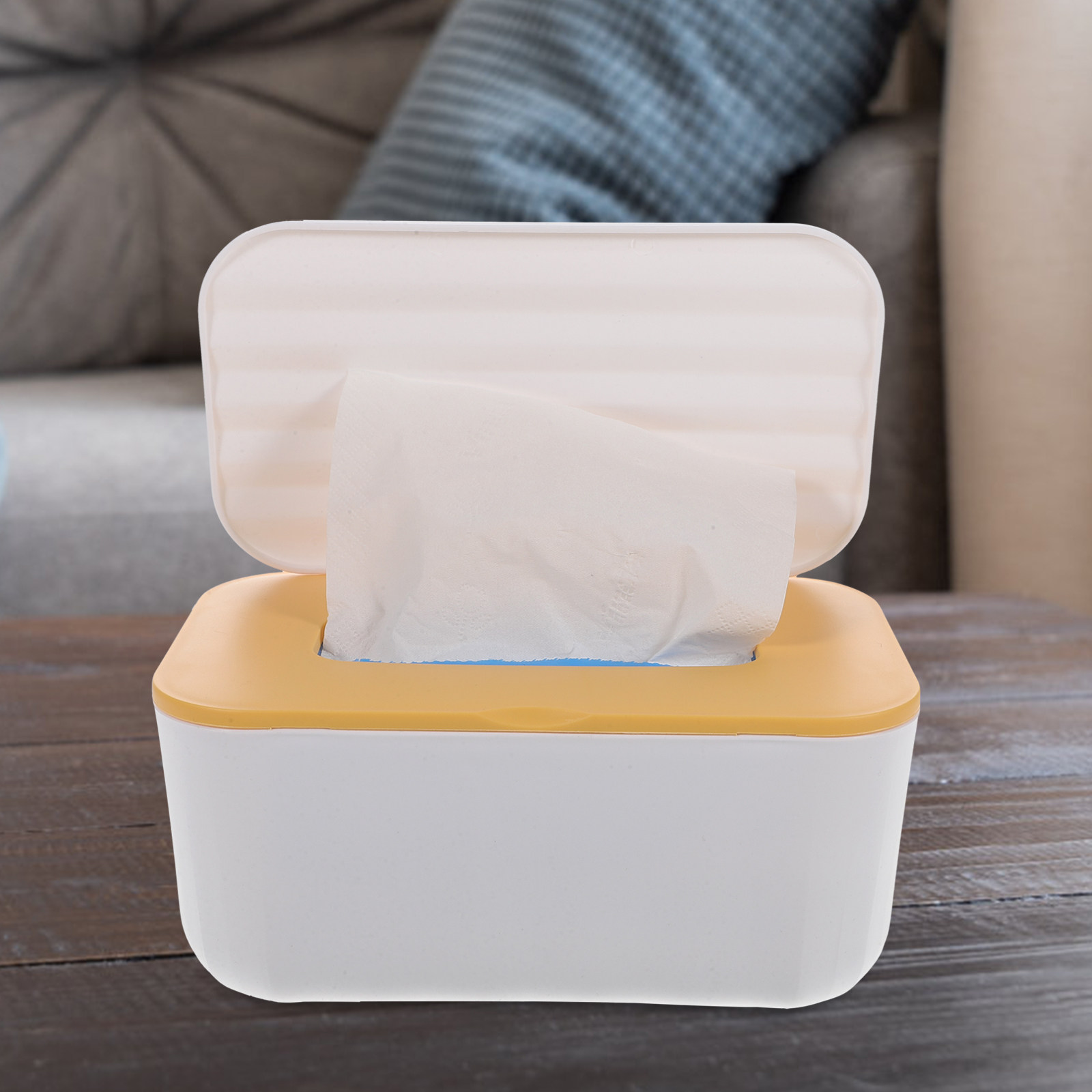 Home Bathroom Towel Dispenser - Plastic Tissue Box Cover Storage Holder
