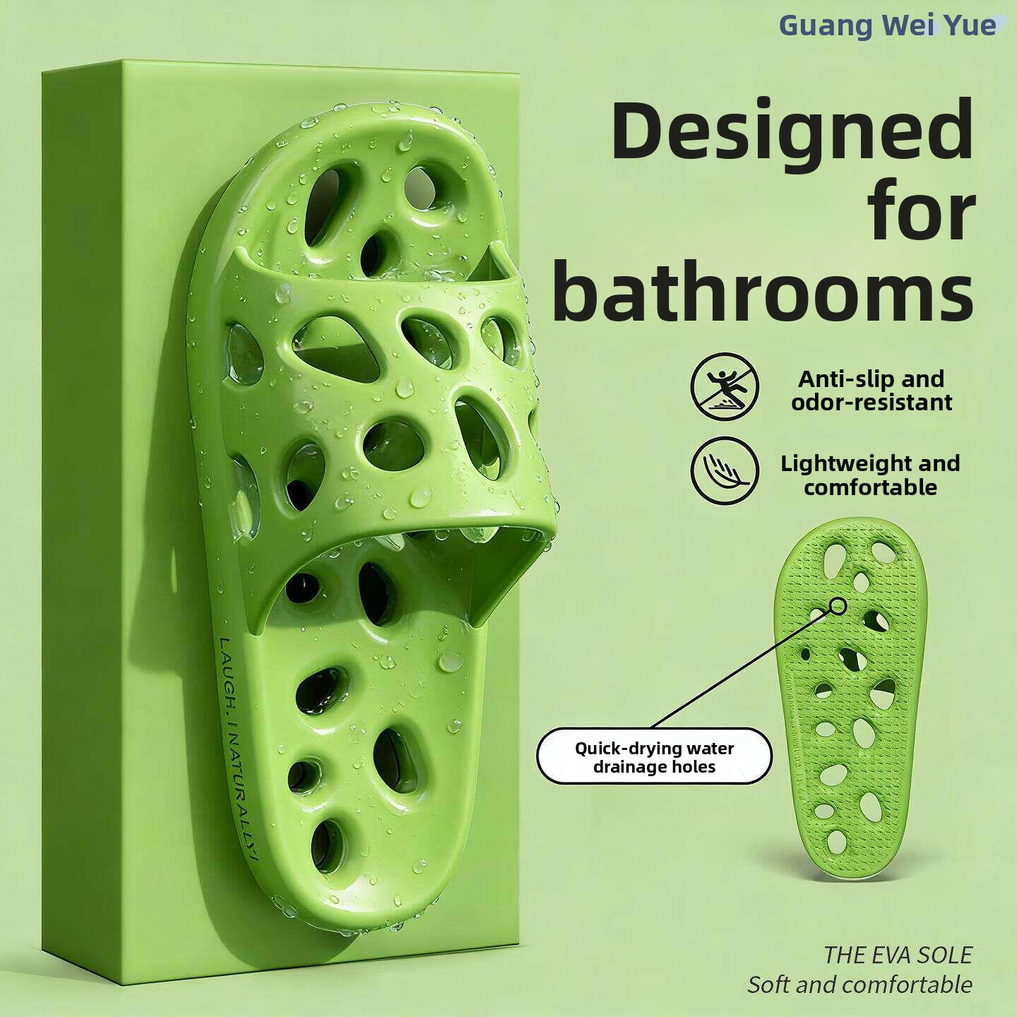 Home Bathroom Design Simple - Anti-Slip Bathroom Slippers Women's 2026 New