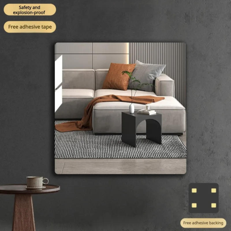Mirror wall stickers home full - Home Bathroom Fittings recensie en prijs