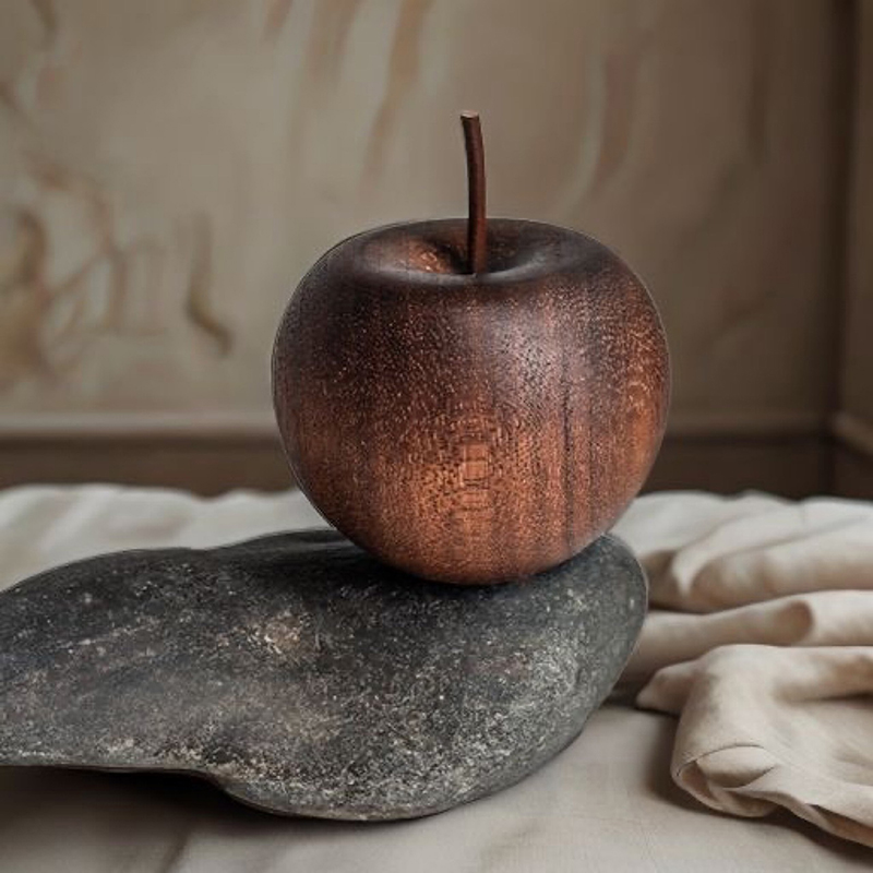 1PCS Of Wooden Apple Shaped Es - Home Bathroom Decor recensie en prijs