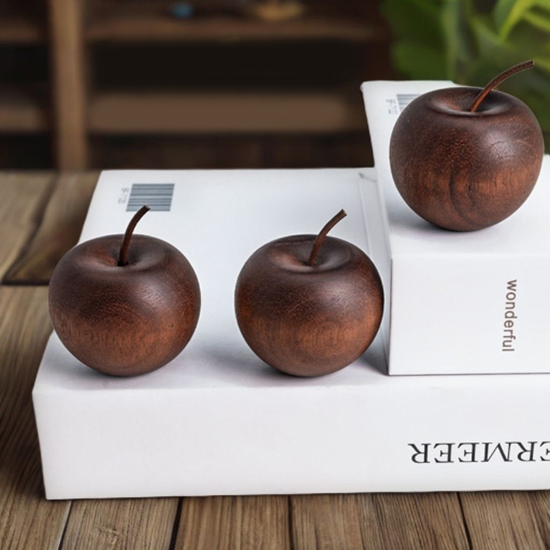 1PCS Of Wooden Apple Shaped Es - Home Bathroom Decor recensie en prijs