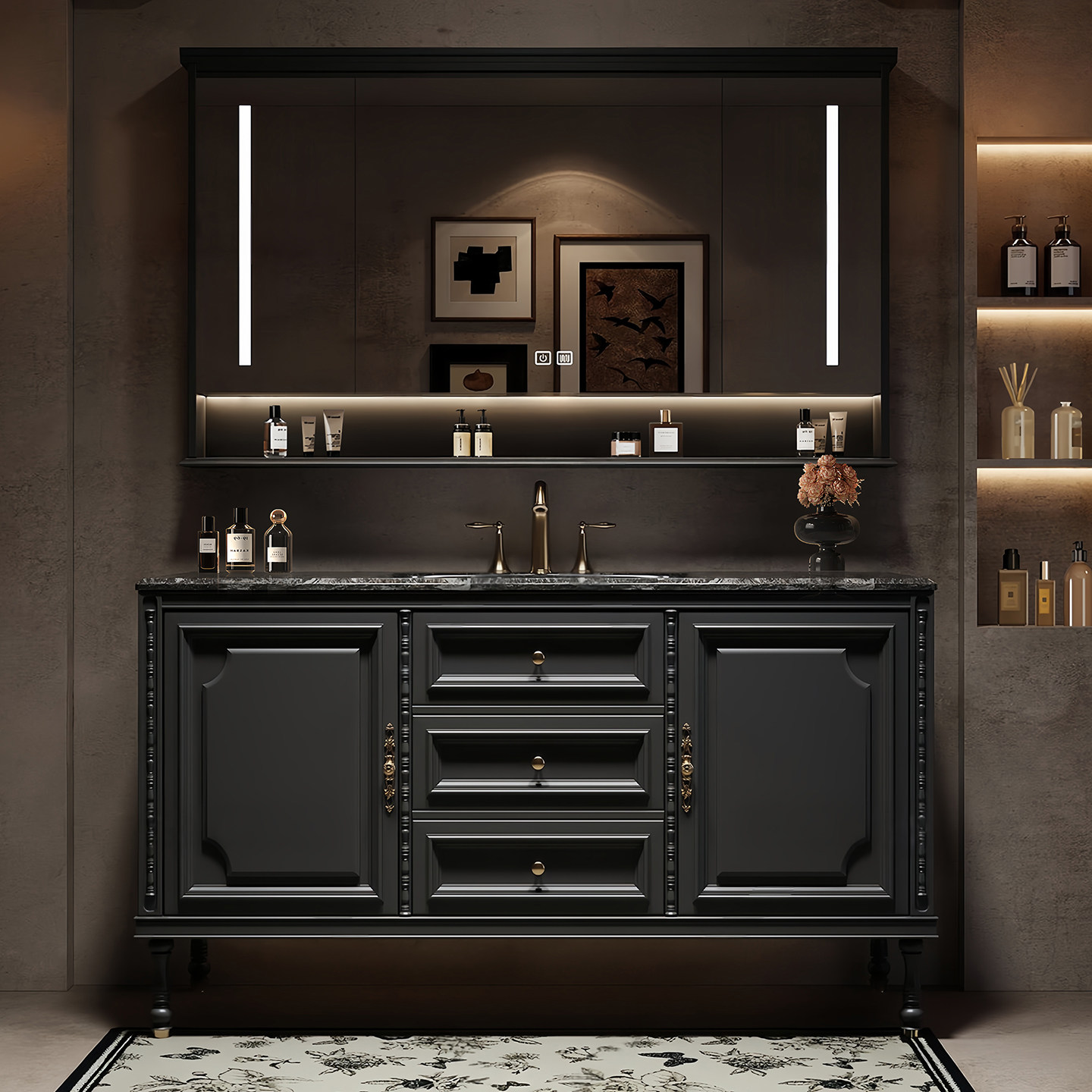 Luxury Floor Bathroom Cabinet  - Home Bathroom Partition Wall recensie en prijs