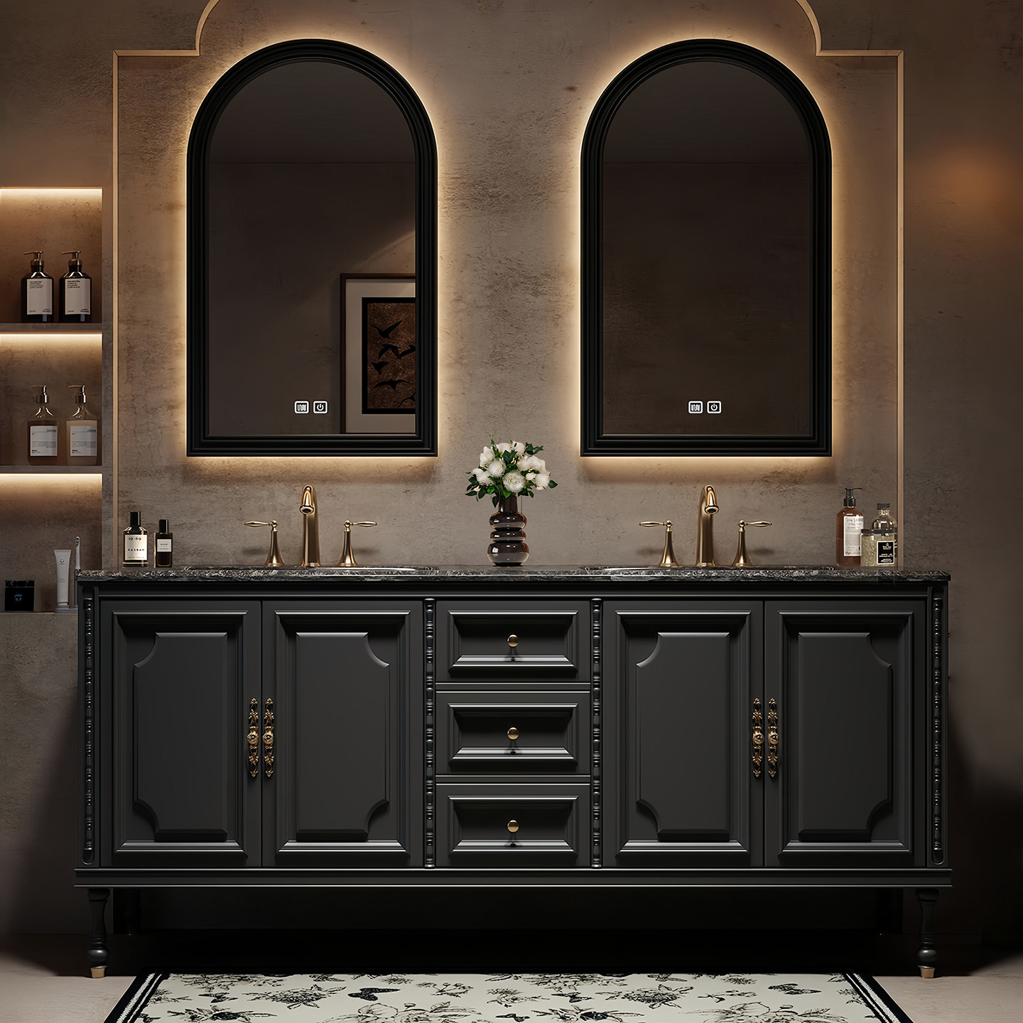 Luxury Floor Bathroom Cabinet  - Home Bathroom Partition Wall recensie en prijs