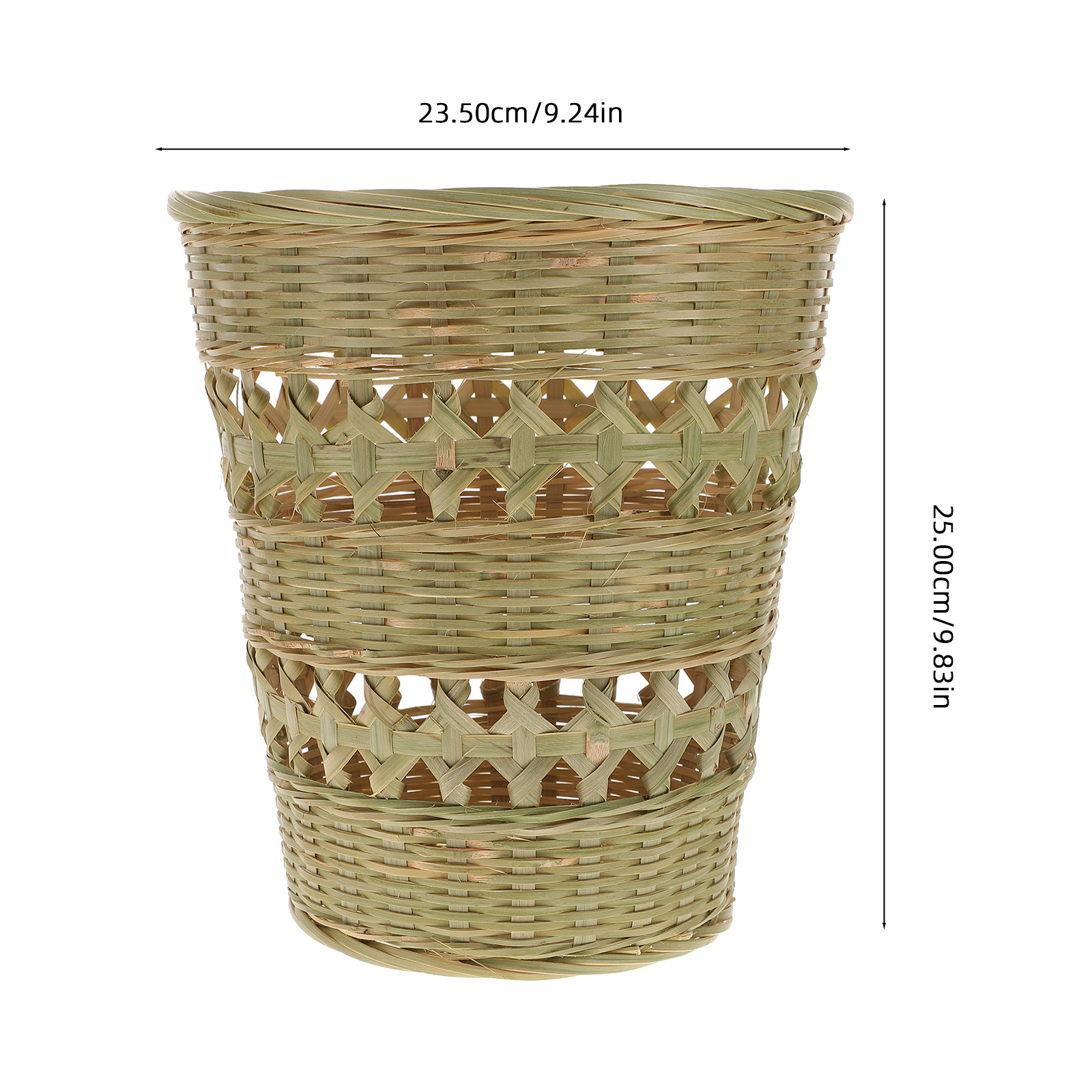 1Pcs Woven Rubbish Basket Bamb - Home Bathroom Design Simple recensie en prijs