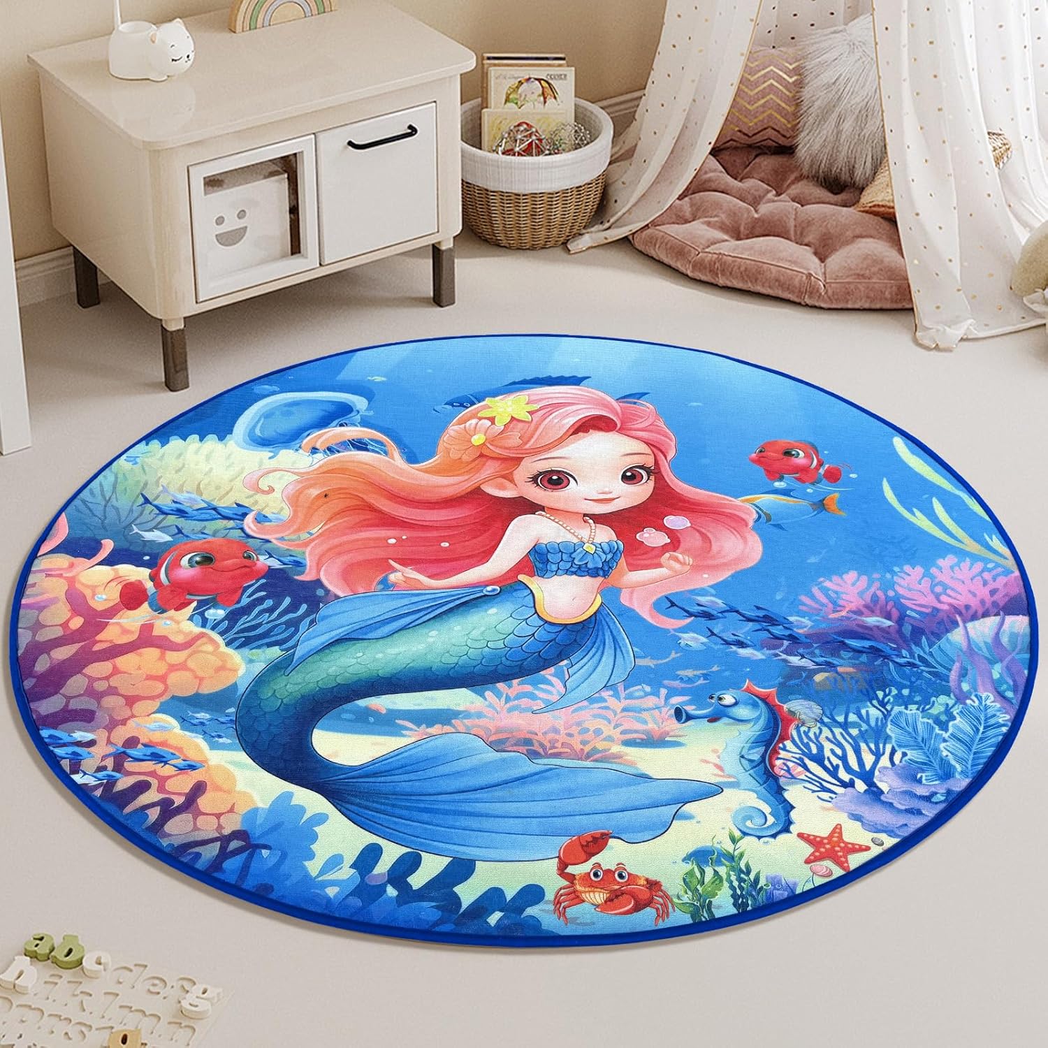 Mermaid Underwater Scene Round - Home Bathroom Scene recensie en prijs