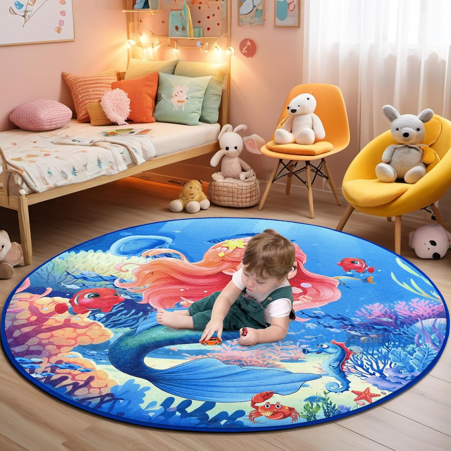 Mermaid Underwater Scene Round - Home Bathroom Scene recensie en prijs