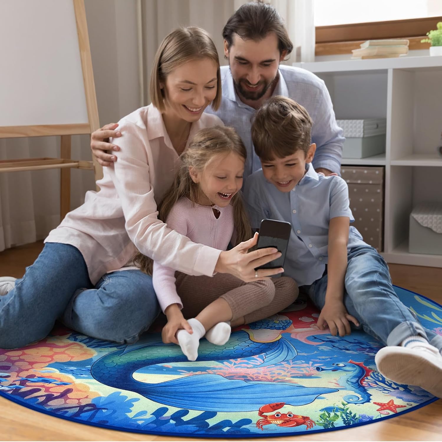 Mermaid Underwater Scene Round - Home Bathroom Scene recensie en prijs