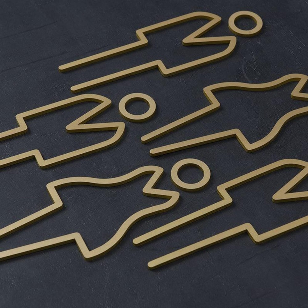 Brass Restroom Door Sign, Gold - Home Bathroom Door Signs recensie en prijs