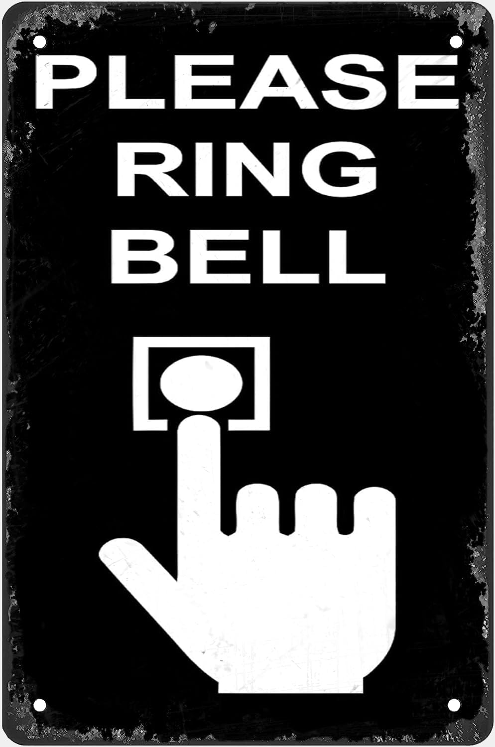Please Ring Bell Tin Sign Plaq - Home Bathroom Door Signs recensie en prijs