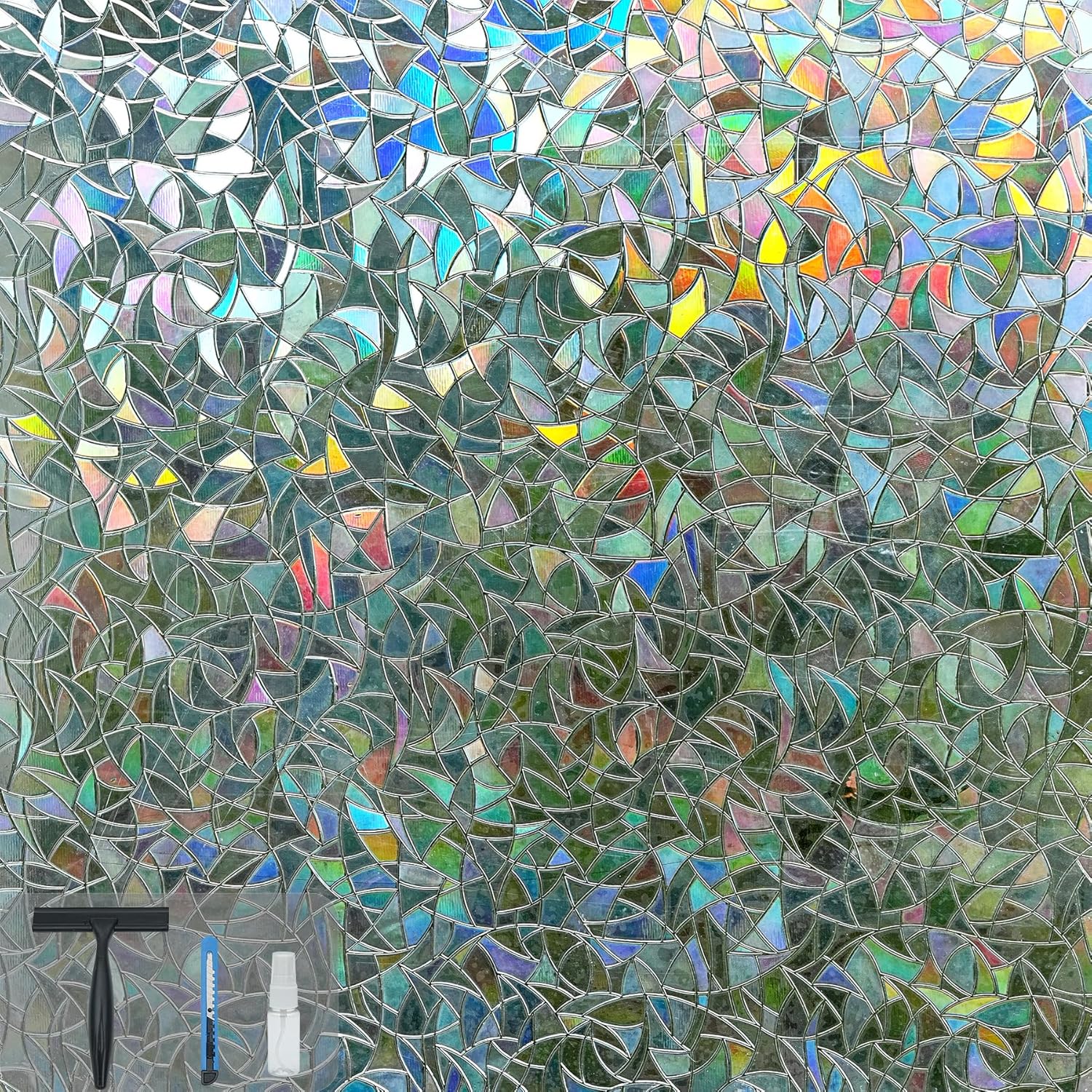 Rainbow Window Cling Privacy F - Home Bathroom Decor recensie en prijs