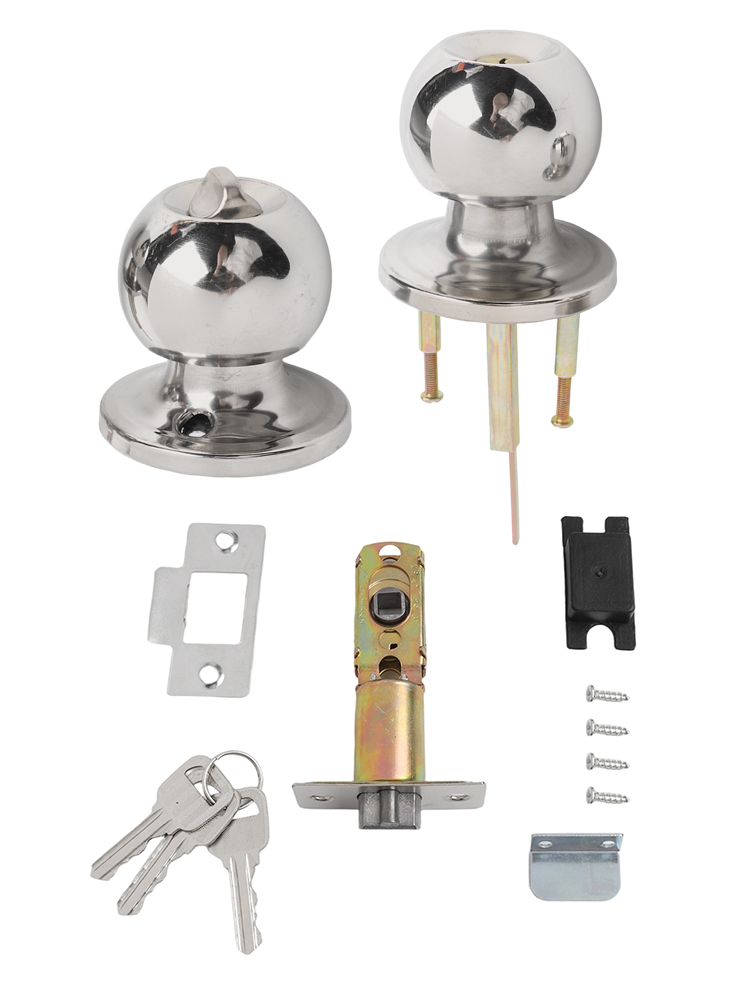 Door Set Knob Handle Lock With - Home Bathroom Lock recensie en prijs
