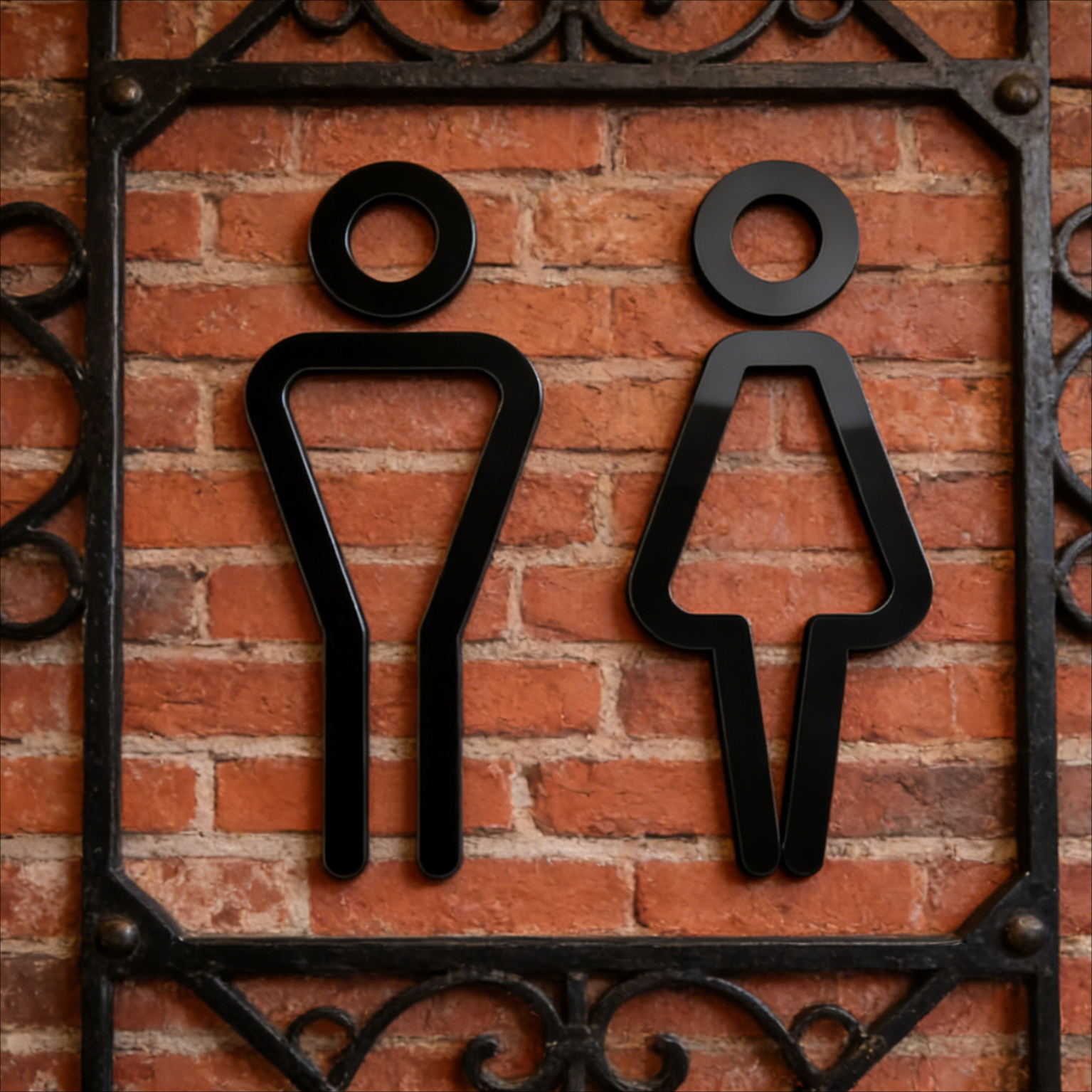 3D Acrylic Bathroom Sign Self- - Home Bathroom Door Signs recensie en prijs