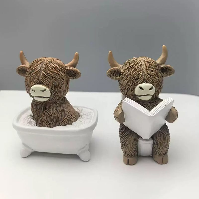 Cute Scottish Highland Cow Res - Jet Home Bathroom recensie en prijs