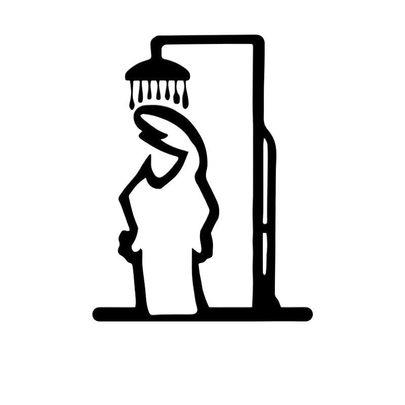 1PCS Minimalist Line Metal Bat - Home Bathroom Door Signs recensie en prijs
