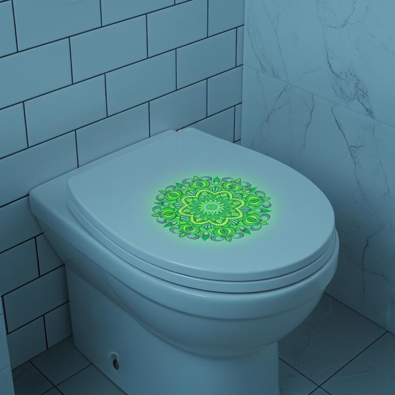 Glow in the Dark Mandala Toile - Jet Home Bathroom recensie en prijs