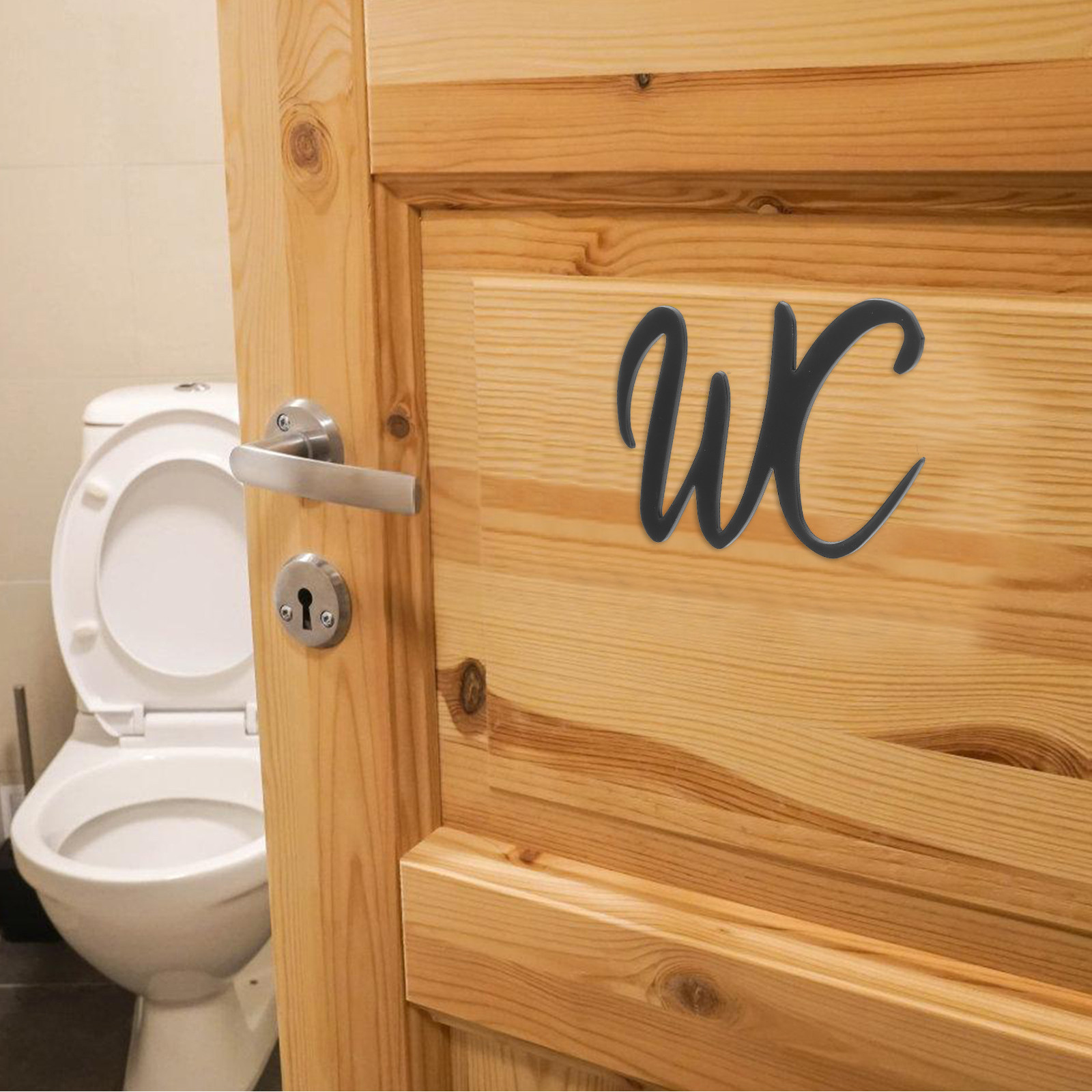 Self-Adhesive Bathroom Sign To - Home Bathroom Door Signs recensie en prijs