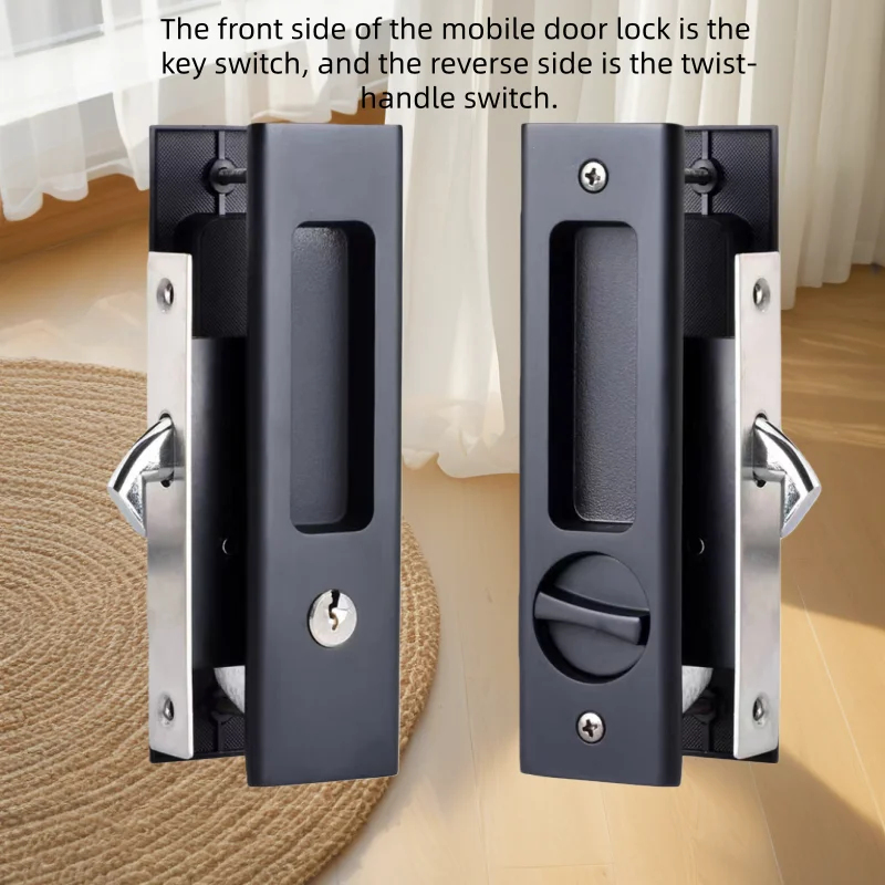 Durable Black Hook Sliding Doo - Home Bathroom Lock recensie en prijs