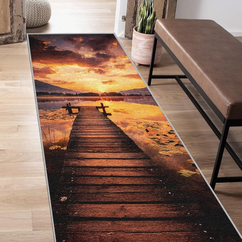 3D Optical Illusions Wooden Br - Home Bathroom Scene recensie en prijs