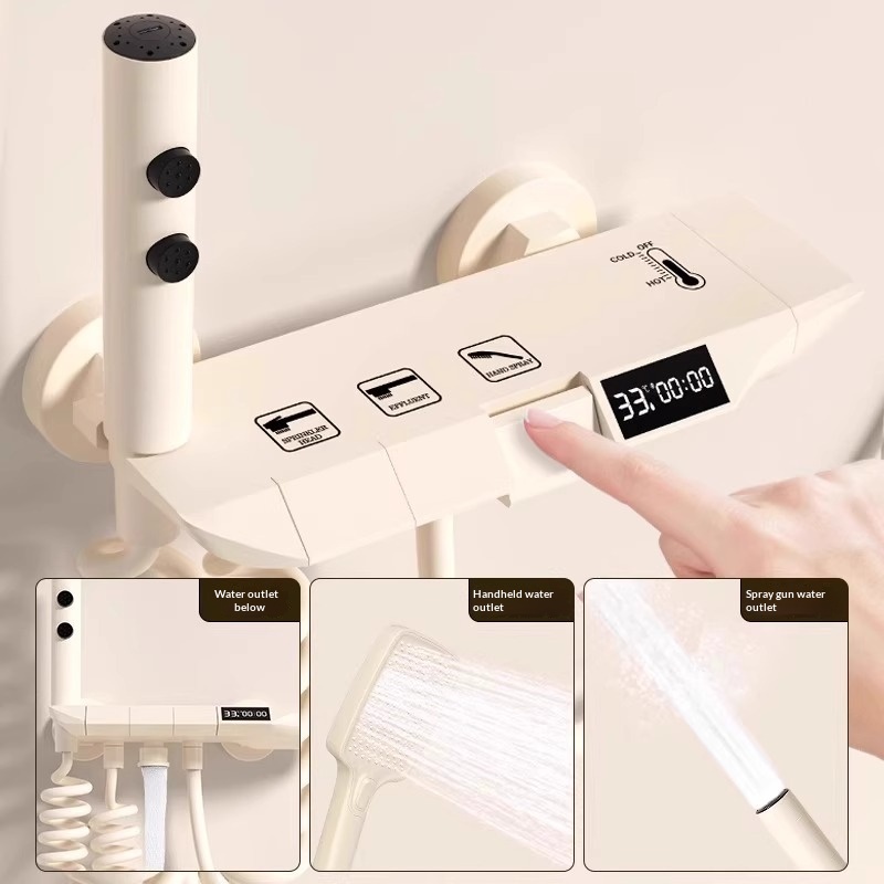 Creamy Easy Topless Shower Set - Home Bathroom recensie en prijs