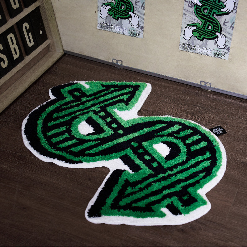 VIKAMA Dollar Sign Rug: Non-Sl - Home Bathroom Door Signs recensie en prijs