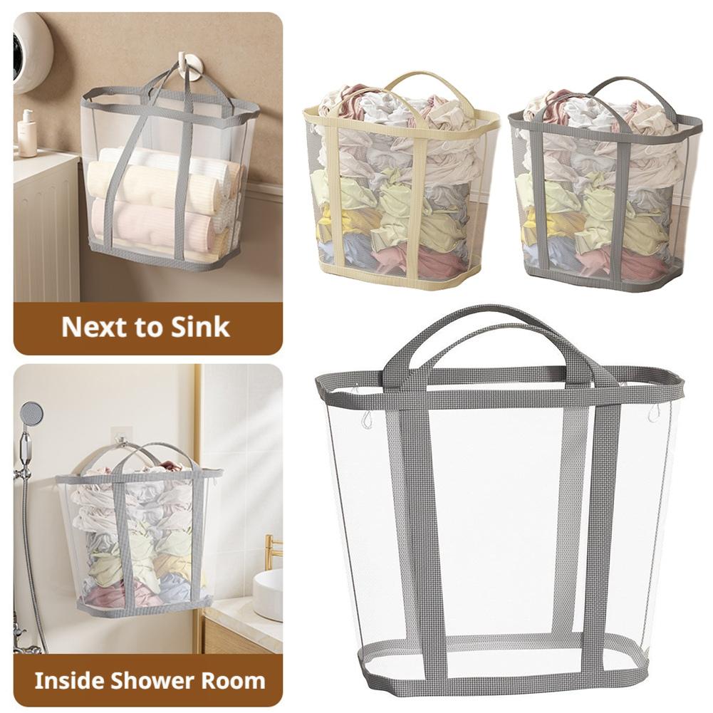 Foldable Mesh Dirty Clothes Ba - Home Goods Bathroom Storage recensie en prijs