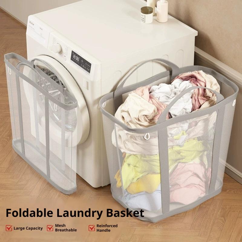 Foldable Mesh Dirty Clothes Ba - Home Goods Bathroom Storage recensie en prijs