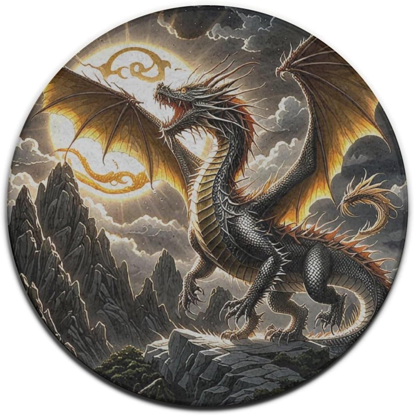 Majestic Dragon Round Rug Fant - Home Bathroom Scene recensie en prijs