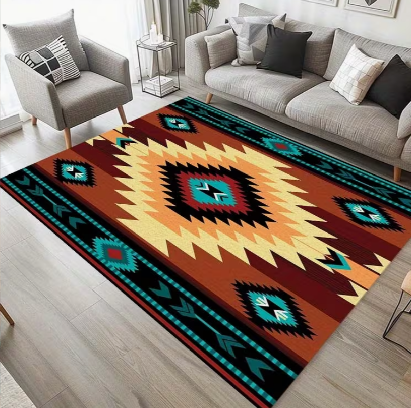 Living Room Rug Indian Tribal  - Home Bathroom Cleaning Machine recensie en prijs