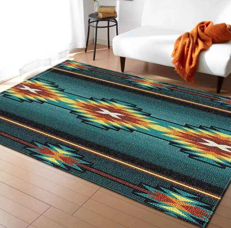 Living Room Rug Indian Tribal  - Home Bathroom Cleaning Machine recensie en prijs