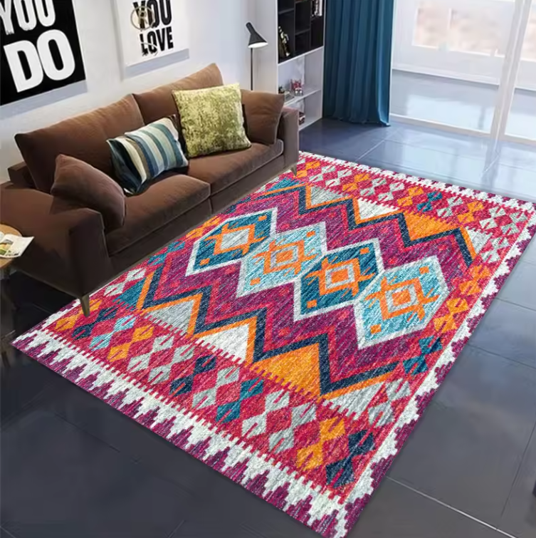 Living Room Rug Indian Tribal  - Home Bathroom Cleaning Machine recensie en prijs