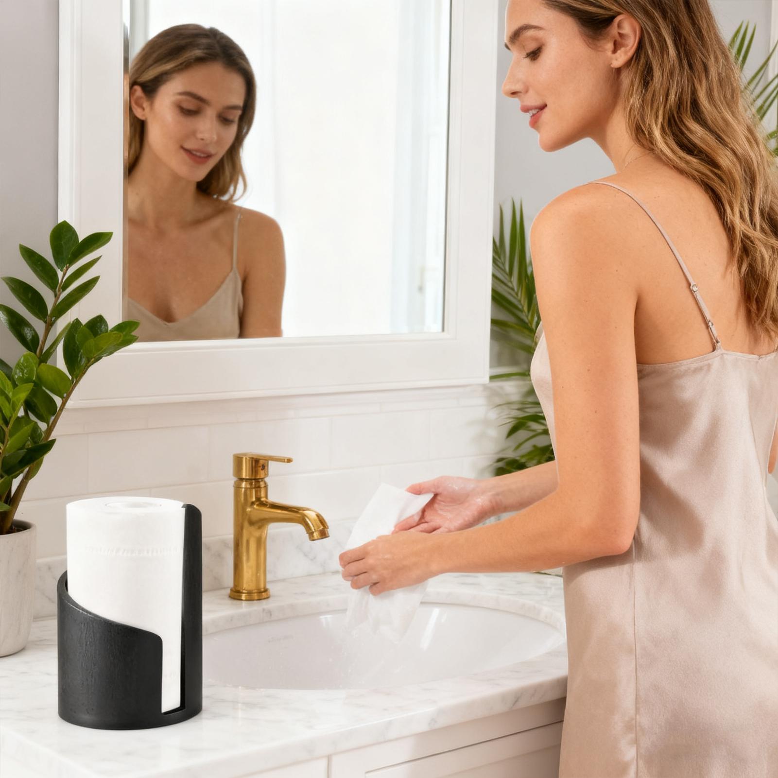 Wood Paper Towel Holder Farmho - Home Bathroom Towel Dispenser recensie en prijs