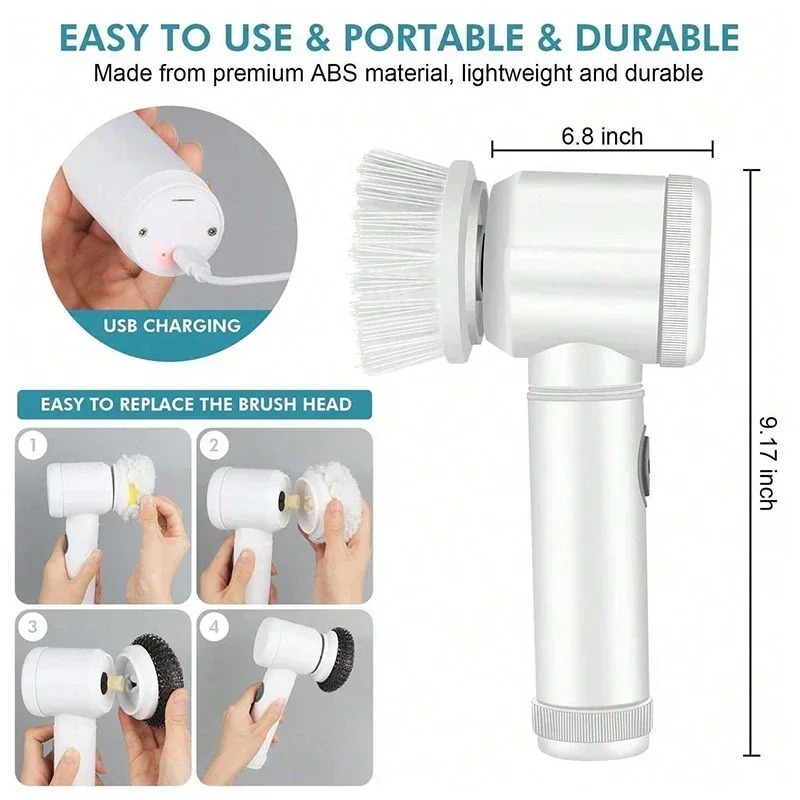 Electric Power Spin Scrubber 5 - Home Bathroom Products recensie en prijs