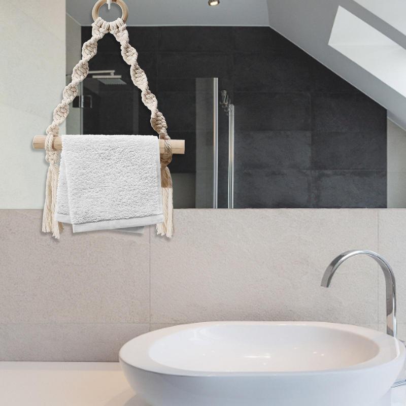 Hand Woven Wooden Toilet Paper - Home Bathroom Towel Dispenser recensie en prijs