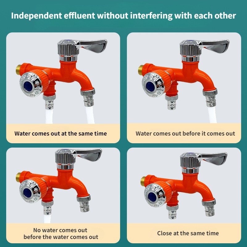 Faucet Double Outlet Dual Cont - Home Bathroom Fittings recensie en prijs