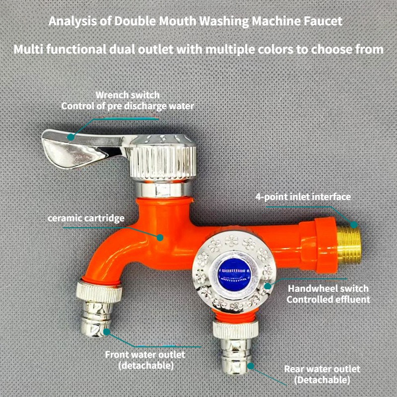 Faucet Double Outlet Dual Cont - Home Bathroom Fittings recensie en prijs