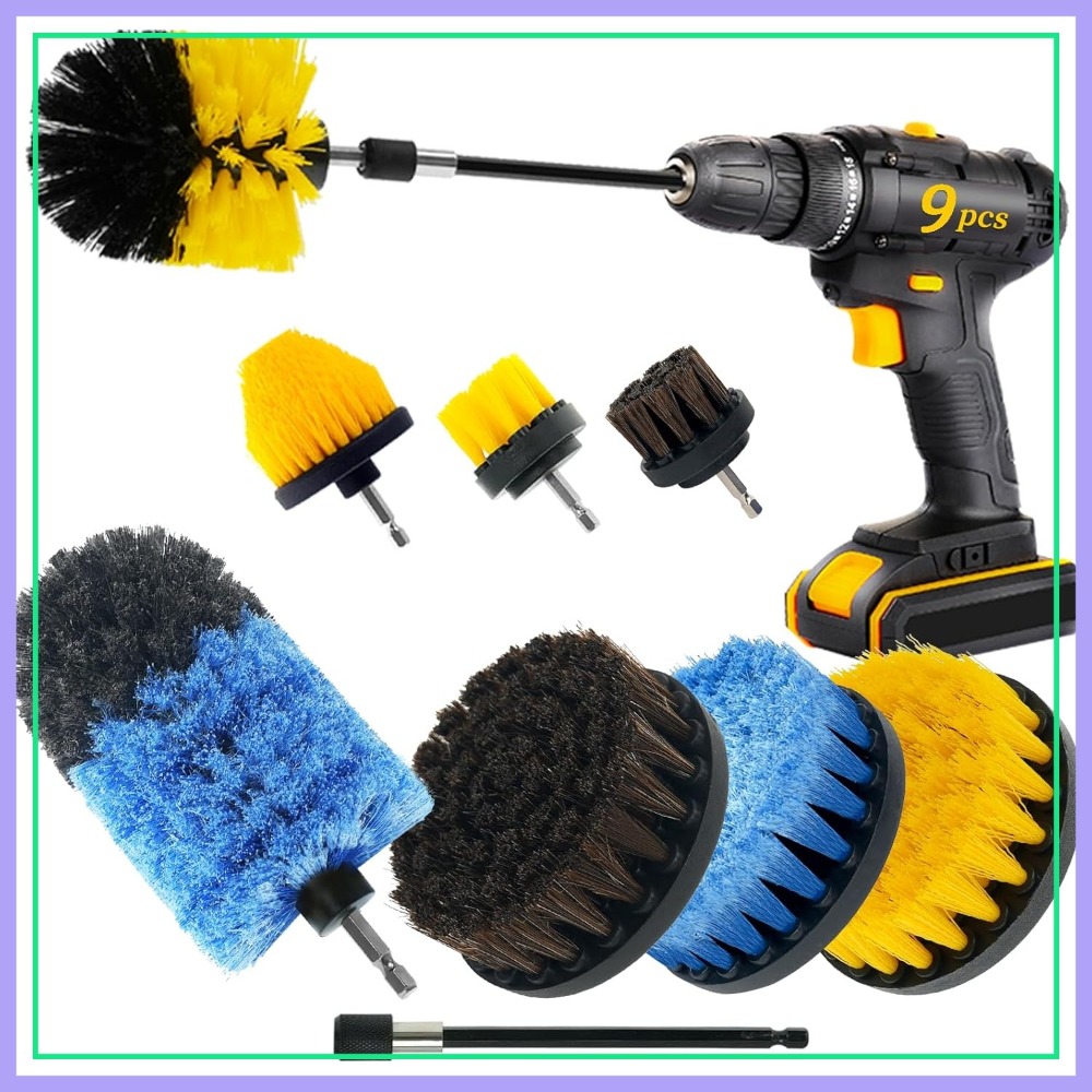 9 Pcs Drill Brush Attachments  - Home Bathroom Cleaning recensie en prijs