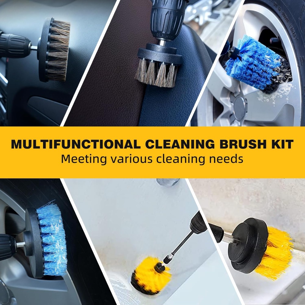 9 Pcs Drill Brush Attachments  - Home Bathroom Cleaning recensie en prijs
